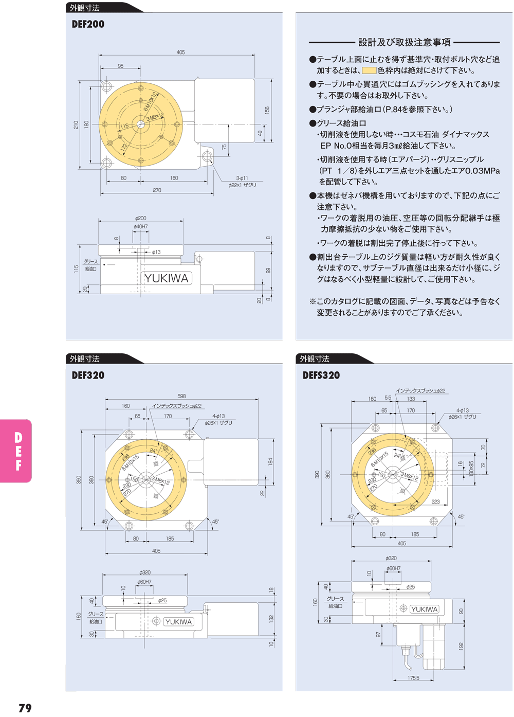 YUKIWA转台